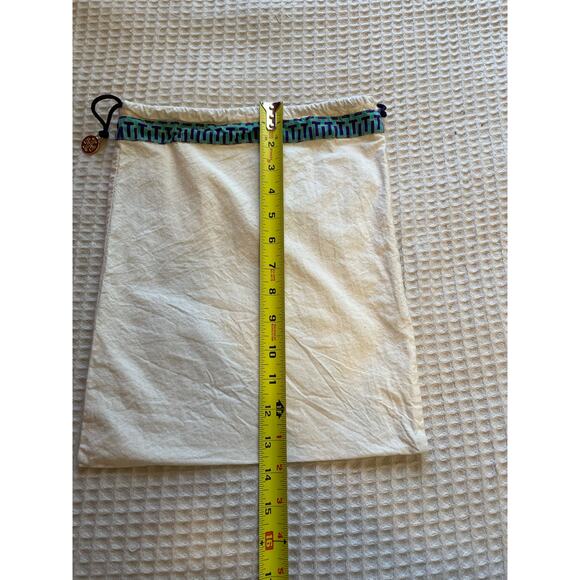 Tory Burch Draw String Embellished Dust Bag 13.5in by 11.5in - Picture 5 of 7
